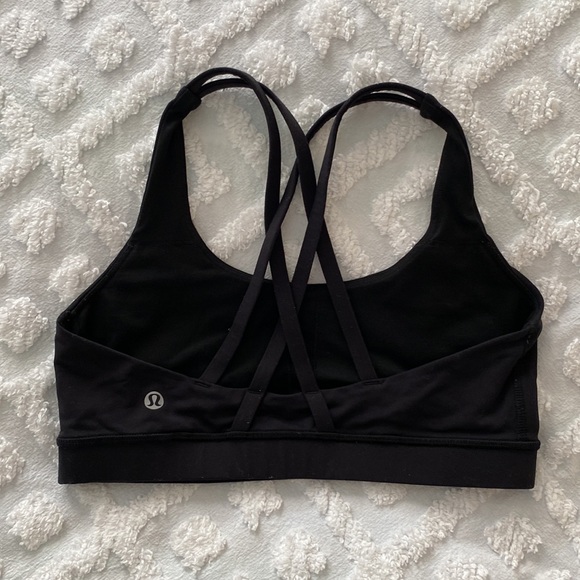lululemon Energy Bra, black, size 6
Medium Support - Picture 7 of 8